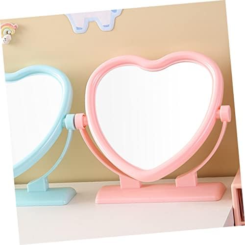 Heart Shaped Double Sided Rotatable Vanity Mirror