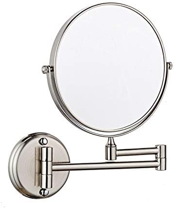 8 Wall Mounted Makeup Mirror with 3X Magnification