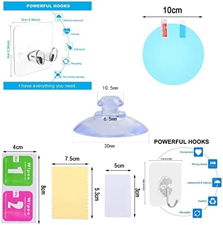 Acrylic Shower Shaving Mirror for Men Women Anti-Fog Travel