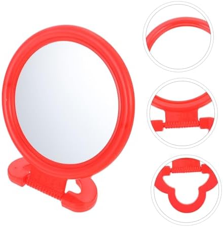 SAFIGLE Classic Red Makeup Mirror Wall or Table Mount