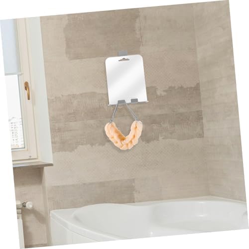 Zerodeko Shatterproof Anti-Fog Shower Mirror with Hooks