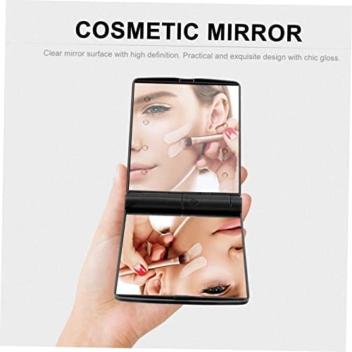 Mikinona Foldable LED Mirror for Makeup Double-Sided Beauty Mirror