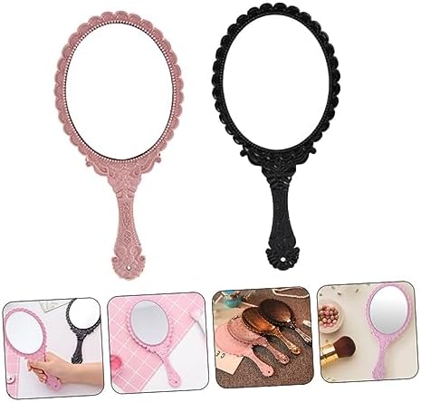 DOITOOL 2pcs LED Travel Makeup Mirror Set