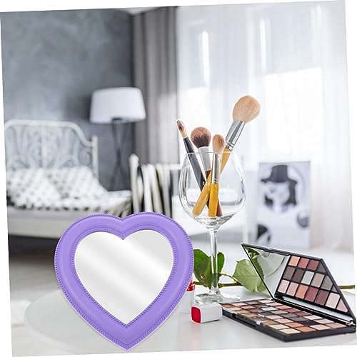 Gatuida 2pcs Heart Shape Makeup Mirror