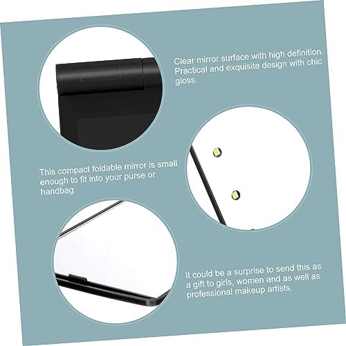 Mikinona Foldable LED Mirror for Makeup Double-Sided Beauty Mirror