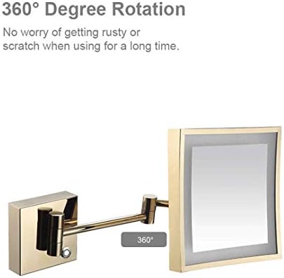 Wall Mounted Makeup Mirror with Lights 3X Magnification