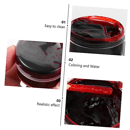 Minkissy Halloween 3pcs Fake Blood Gel Makeup Set