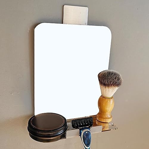 AOKID Fogless Shower Mirror with Squeegee and Dual Mounting Options 1
