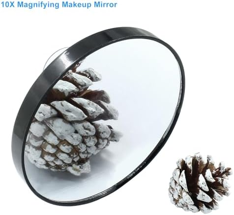 10X Magnifying Makeup Mirror for Travel and Touch-Ups