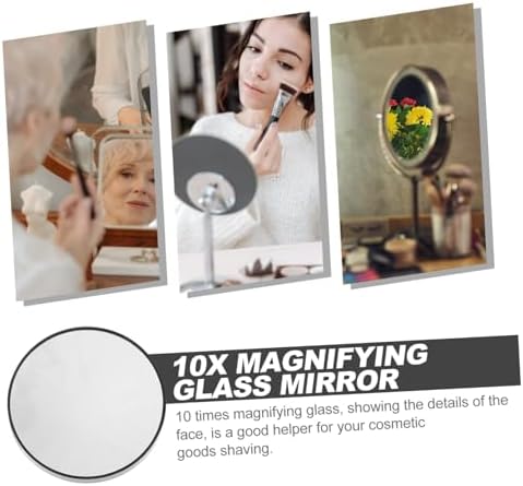 Gatuida Magnifying Compact Round Makeup Mirror with Suction Cups