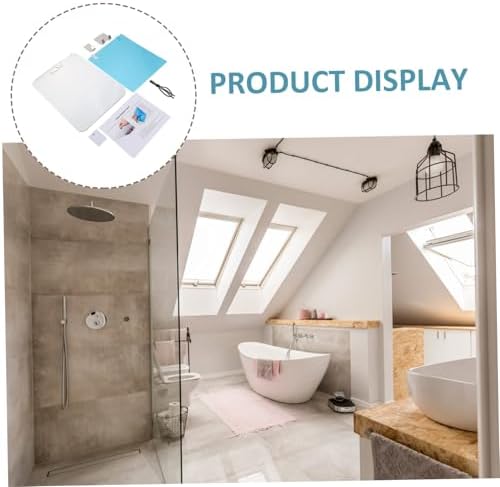 Fogless Portable LED Mirror Set for Bathroom Shaving and Makeup