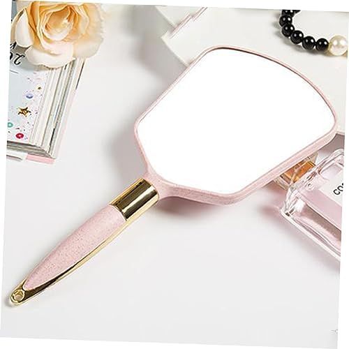 PLAFOPE Handheld Mirror with Handle Lightweight Portable Vanity Makeup Mirror