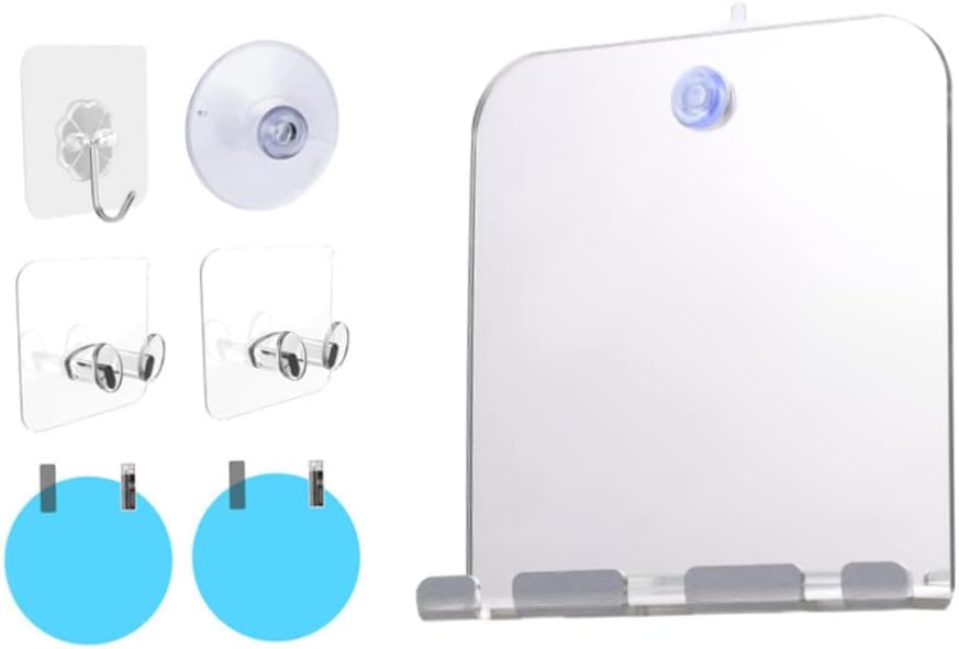 Anti-Fog Shower Mirror Shatterproof Acrylic