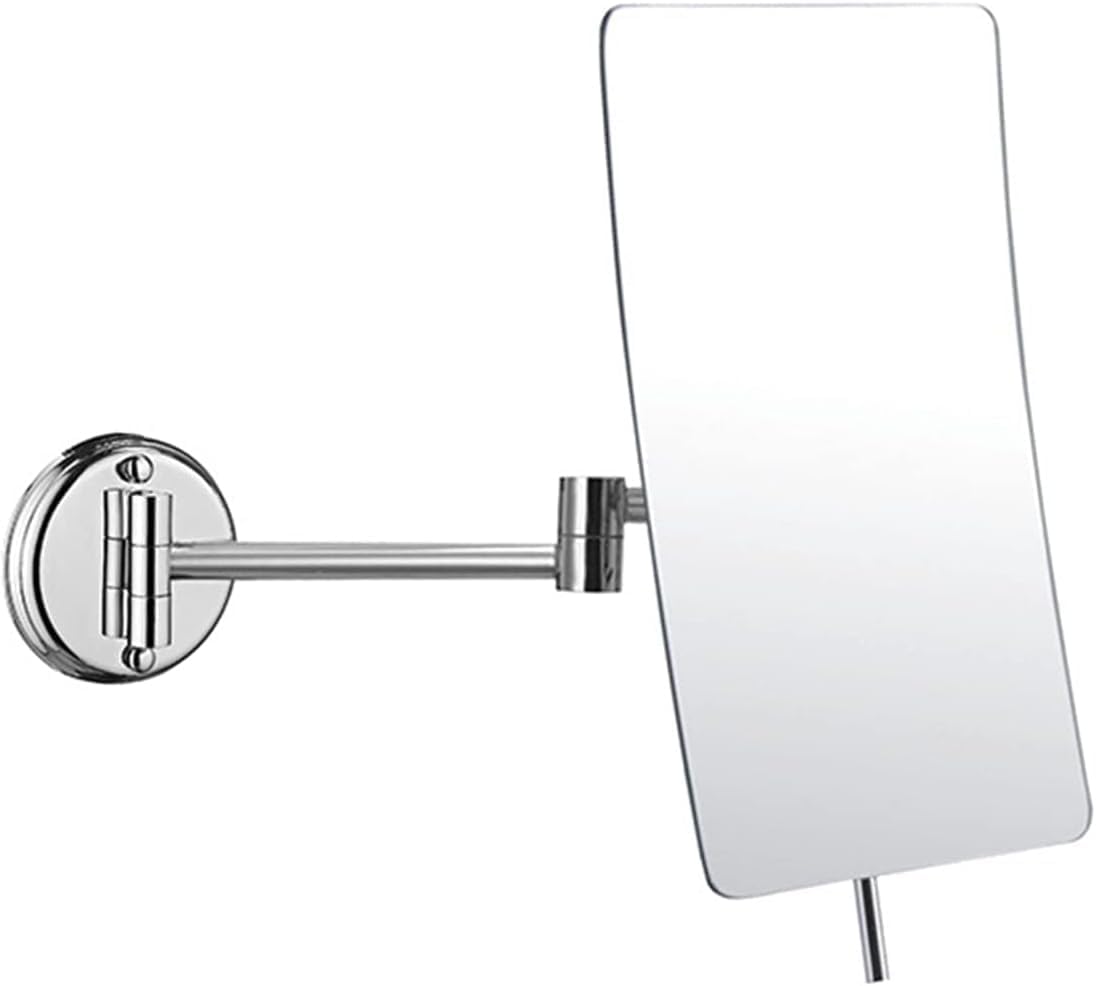 LZHIANG 3X Magnification Folding Vanity Mirror with Chrome Arms