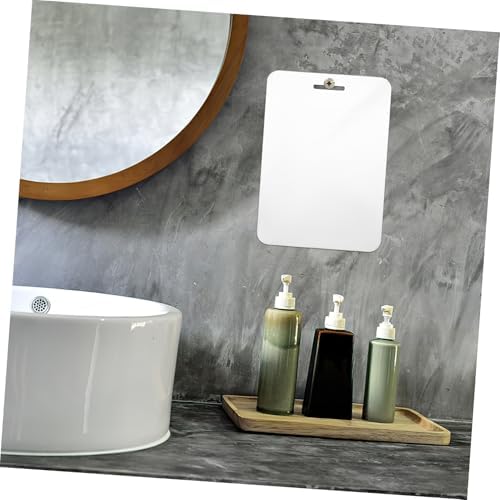 30x20cm Unbreakable Acrylic Shower Mirror for Men Women