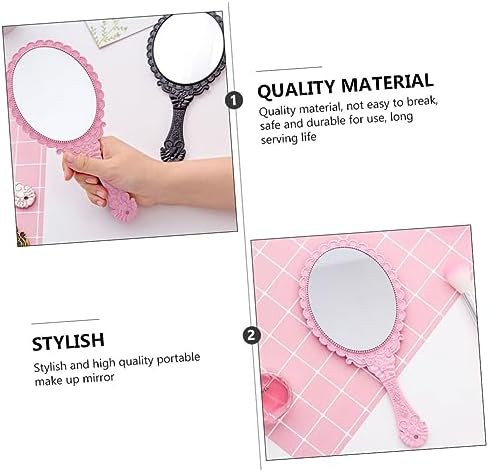 DOITOOL 2pcs LED Travel Makeup Mirror Set
