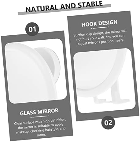Mikinona Foldable Wall Mounted Makeup Mirror