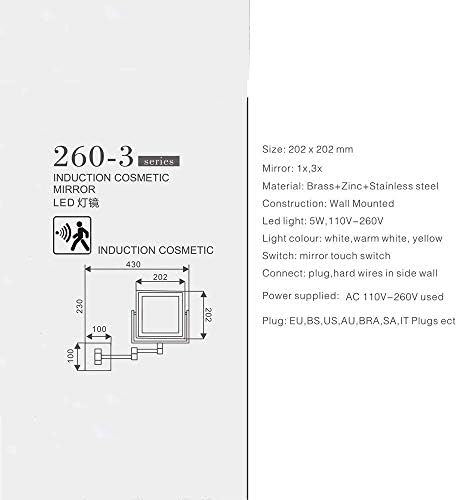 DEIHGE 8 Inch LED Vanity Mirror Double Sided 1