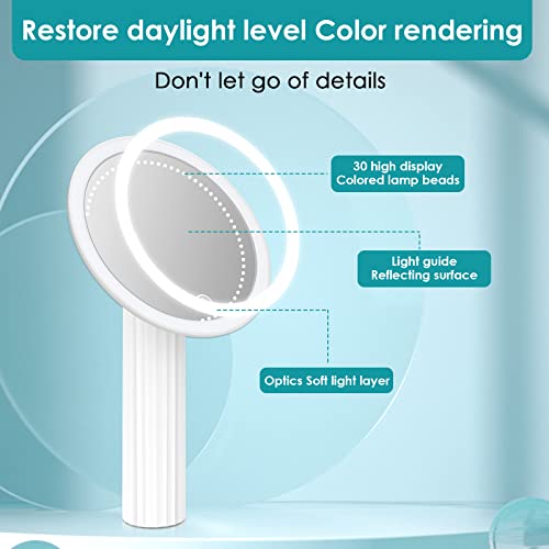 KerMiCi LED Makeup Mirror with Touch Sensor and Suction Base