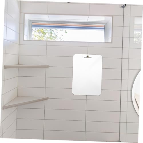 30x20cm Unbreakable Acrylic Shower Mirror for Men Women