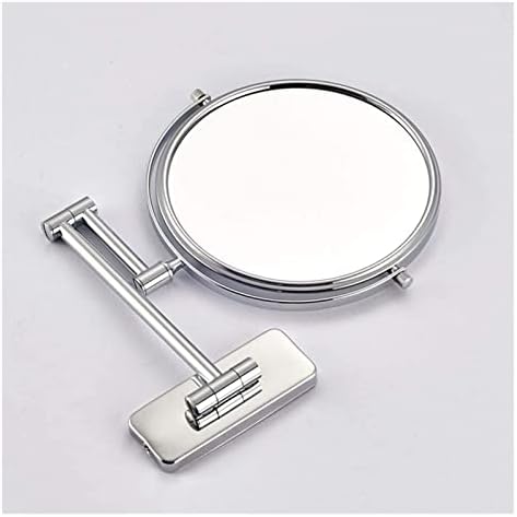 Wall-Mounted Double-Sided Folding Vanity Mirror with 7X Magnification