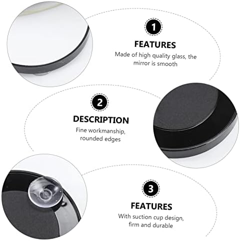 VALICLUD Suction Cup High Definition Makeup Mirror