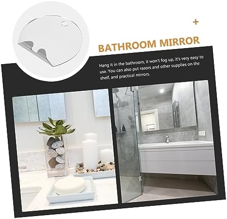 Healeved Fog Proof Travel Makeup Mirror Set