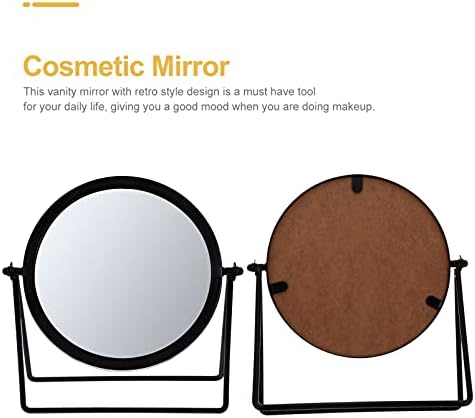 FOMIYES Rotating Vanity Mirror Large Desktop Makeup Stand