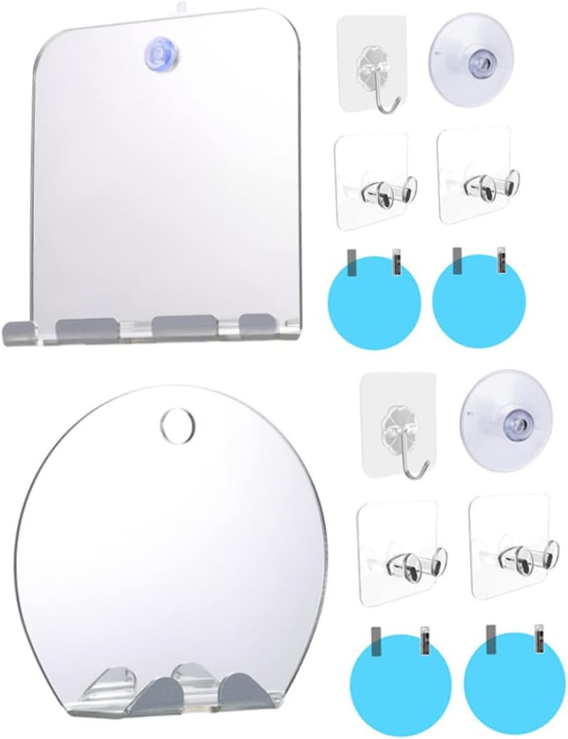 CurcKua Anti-Fog Acrylic Shower Mirror 1