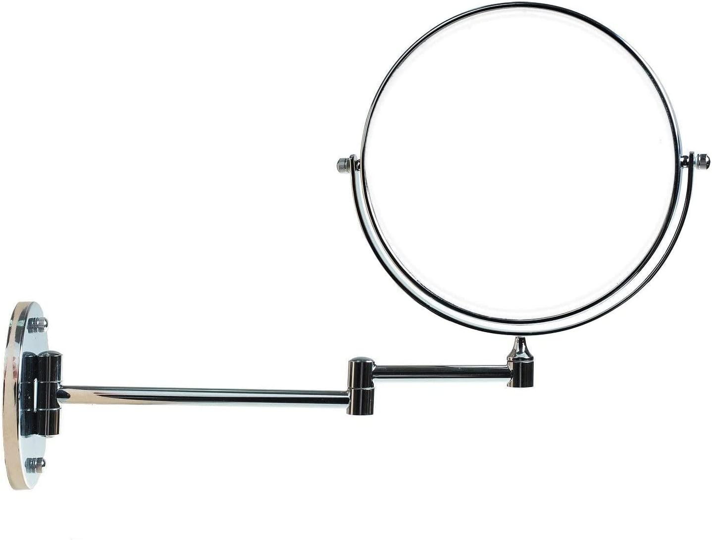 AMHIL Foldable Two-Sided Vanity Mirror Wall Mount