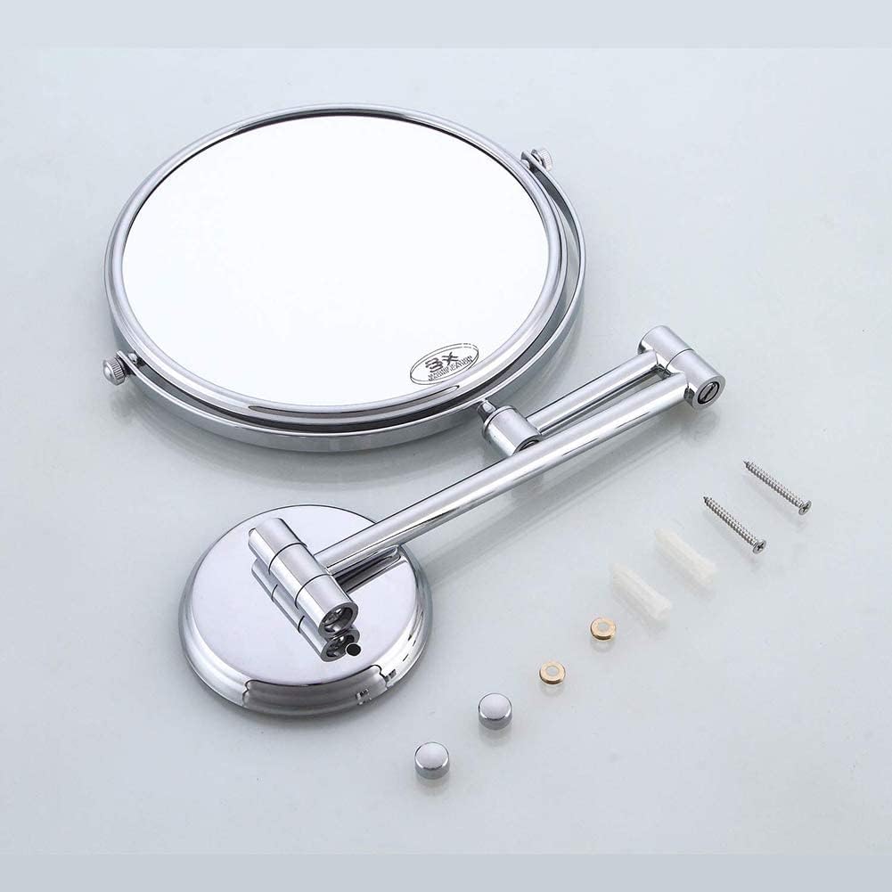 PRIMUZ Wall Mounted Makeup Mirror 360 Swivel 1