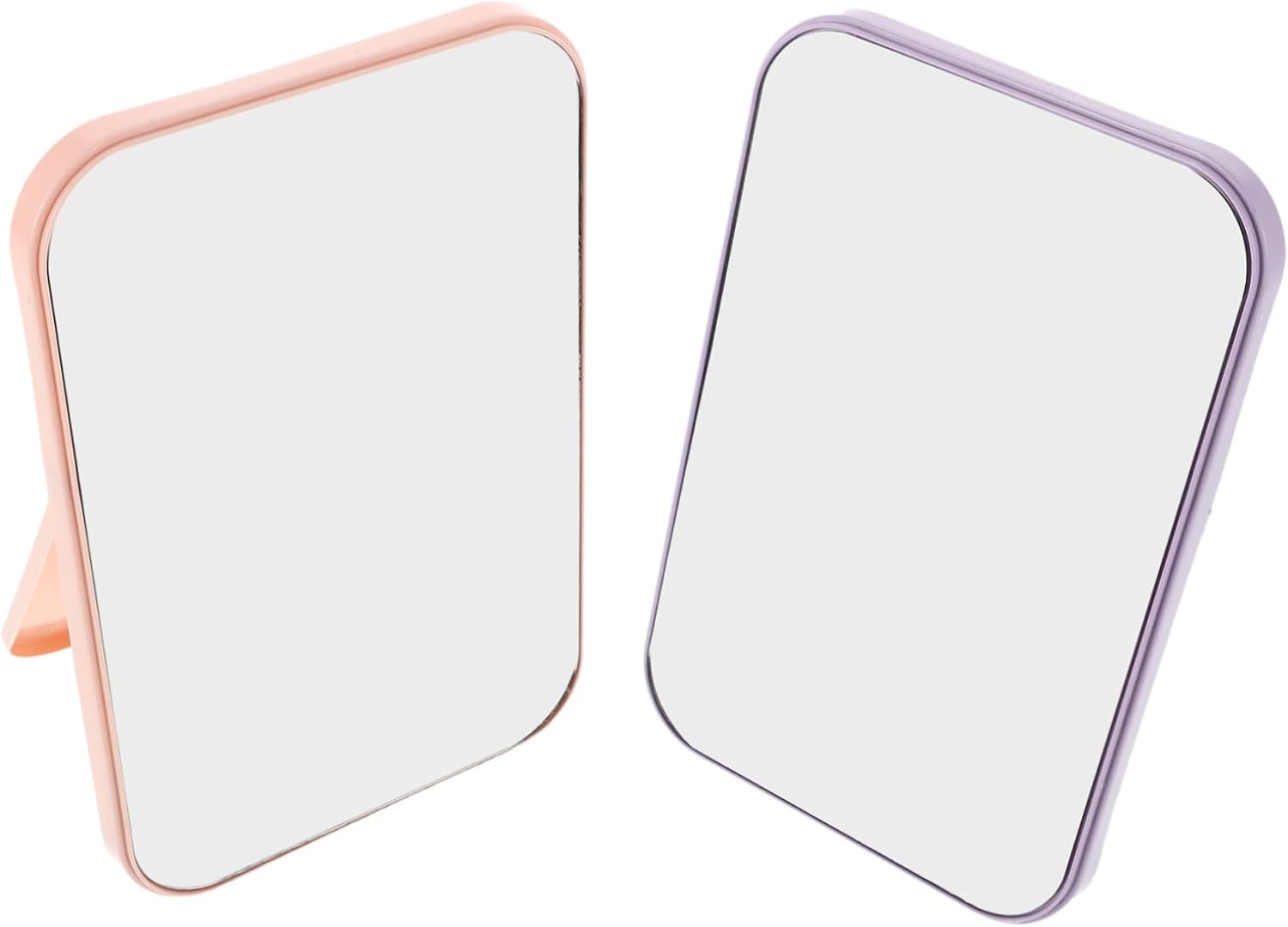 Beaupretty 2Pcs Portable Dual Use Vanity Mirror