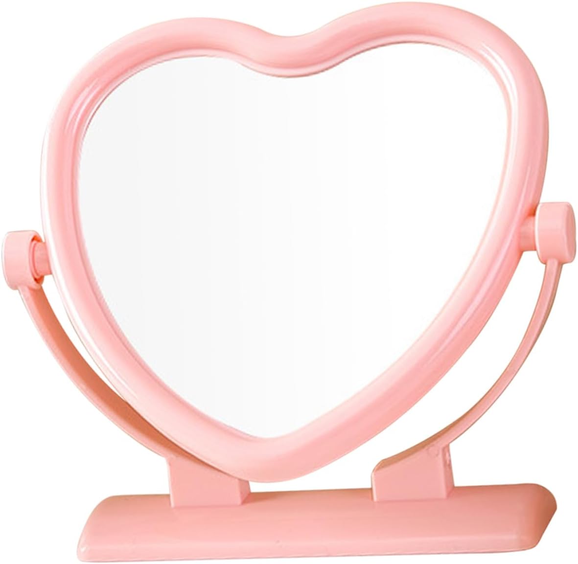 Didiseaon Heart Shaped Double-Sided Makeup Mirror 1