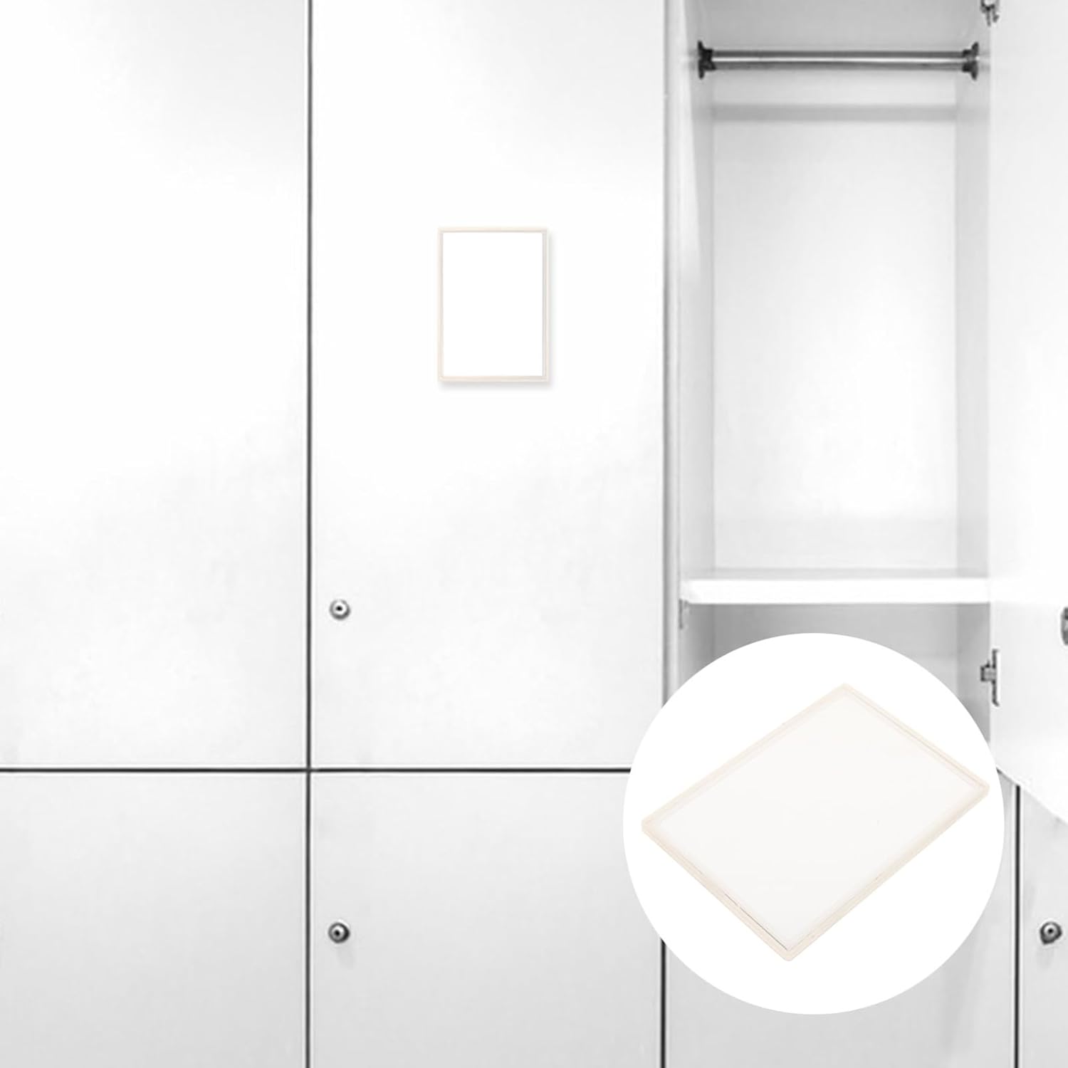Luxshiny Small Vanity Mirror for Lockers and Desks 1