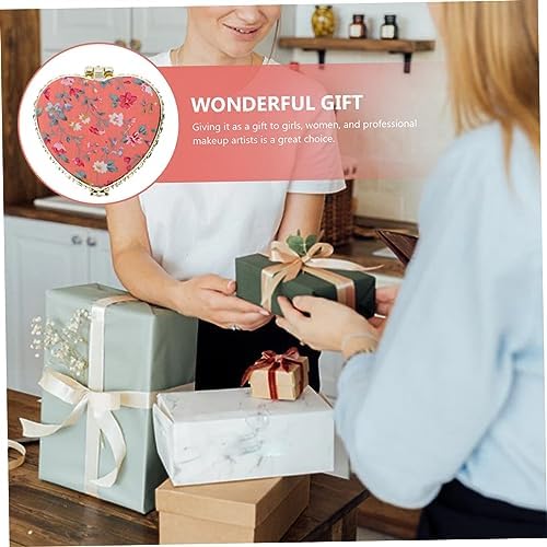 Heart Double-Sided Makeup Mirror for Beauty