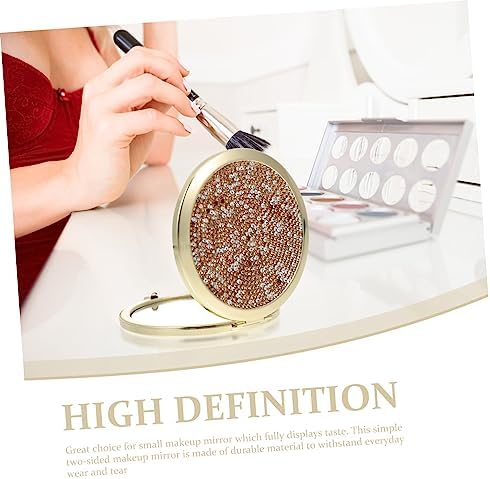 Ipetboom Portable Double-Side Diamond Mirror