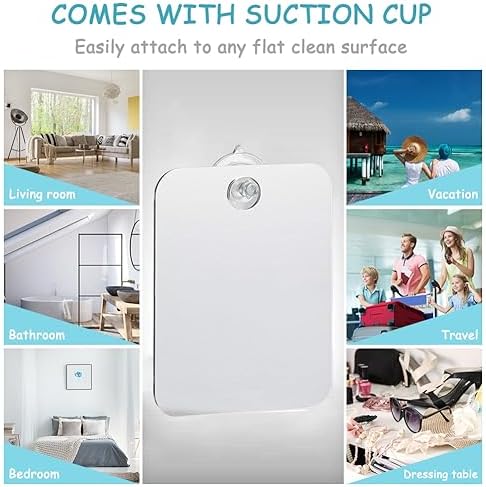 YASYU Fogless Shower Mirror Anti-Fog Shatterproof