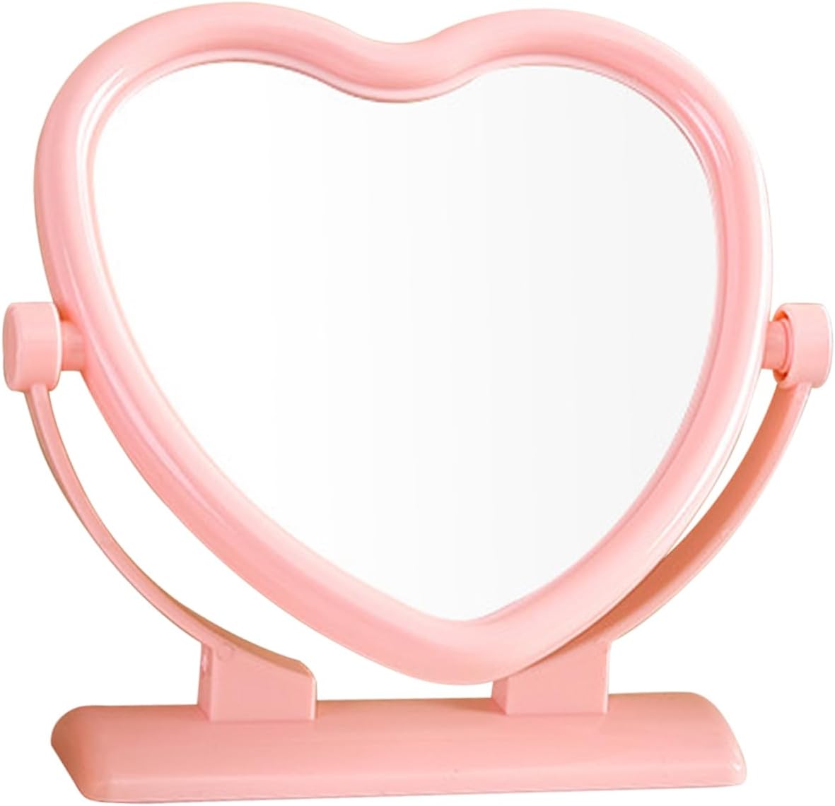 Vaguelly Heart Shaped Double Sided Vanity Mirror 1