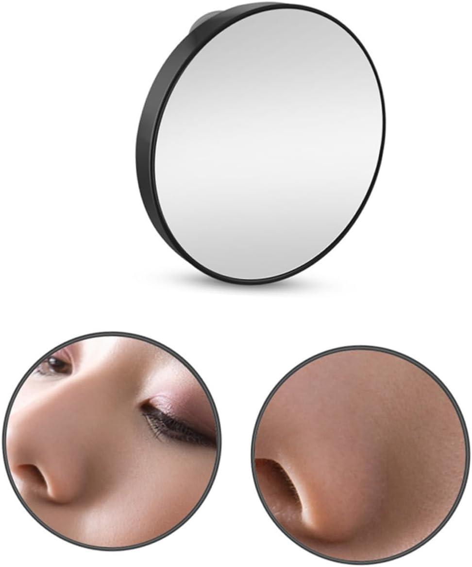 VALICLUD 2Pcs Magnifying Makeup Mirror with Suction Cups
