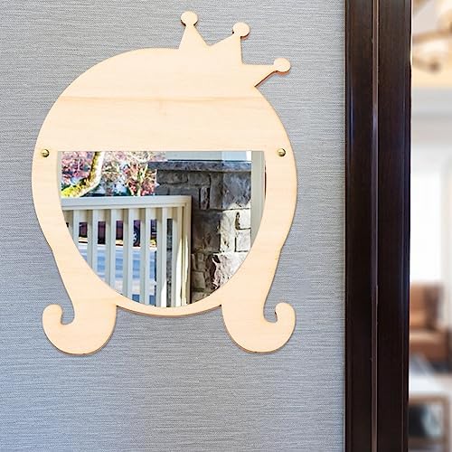 Beaupretty Cartoon Wall-Mounted Makeup Mirror
