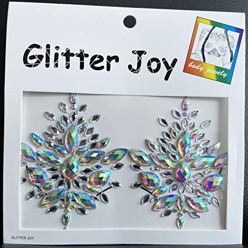 Kotbs Reusable Face Body Rhinestone Stickers