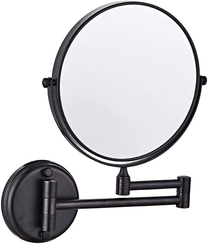 FUDGIO 8-Inch Wall Mount Makeup Mirror with 360 Degree Swivel