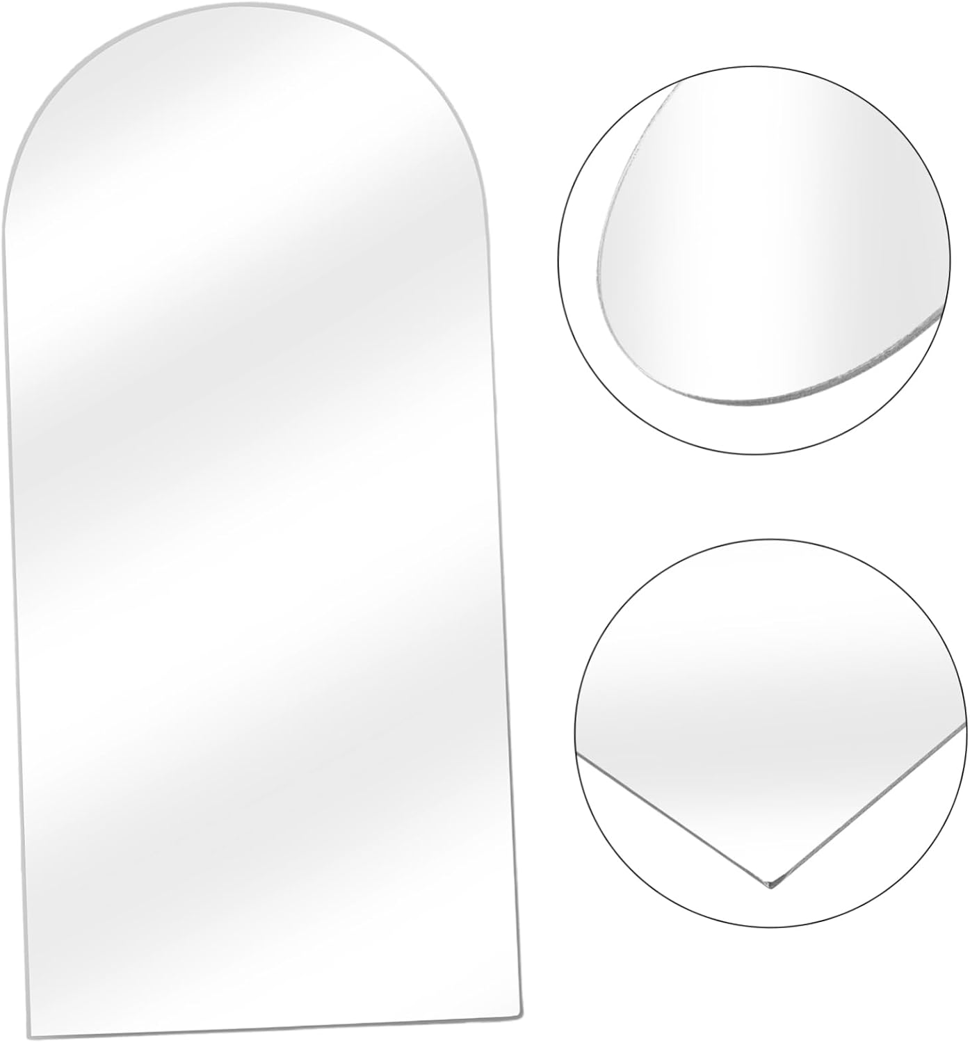 Vanity Makeup Mirror with Chic Design Lightweight Wall Mirror