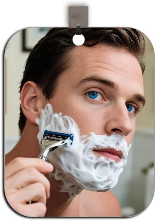 MEIGEA Fogless Shower Mirror 9x7 Inch Shatterproof 1