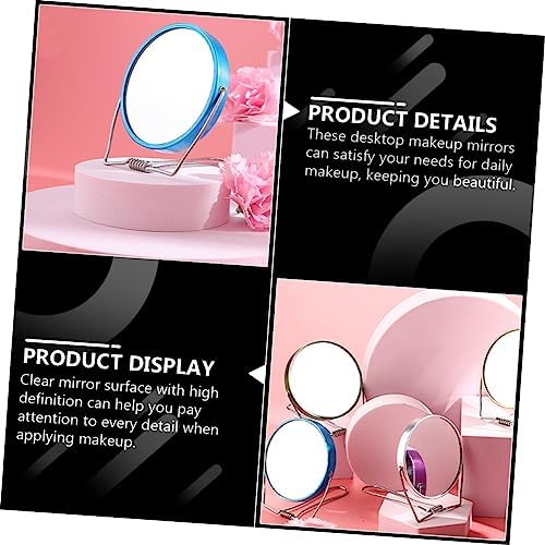 Portable Double-Sided Cosmetic Mirror for Girls