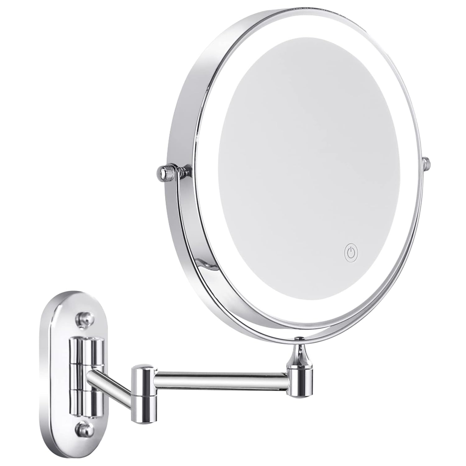 Nicesail 8-Inch LED Wall Makeup Mirror with 7X Magnification