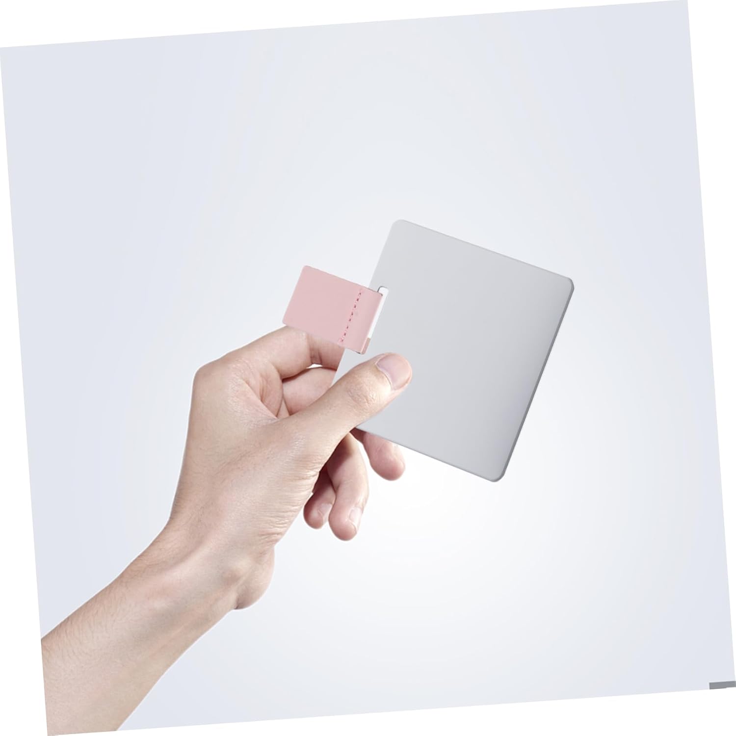 Angoily Portable Makeup Mirror with Steel Frame 1