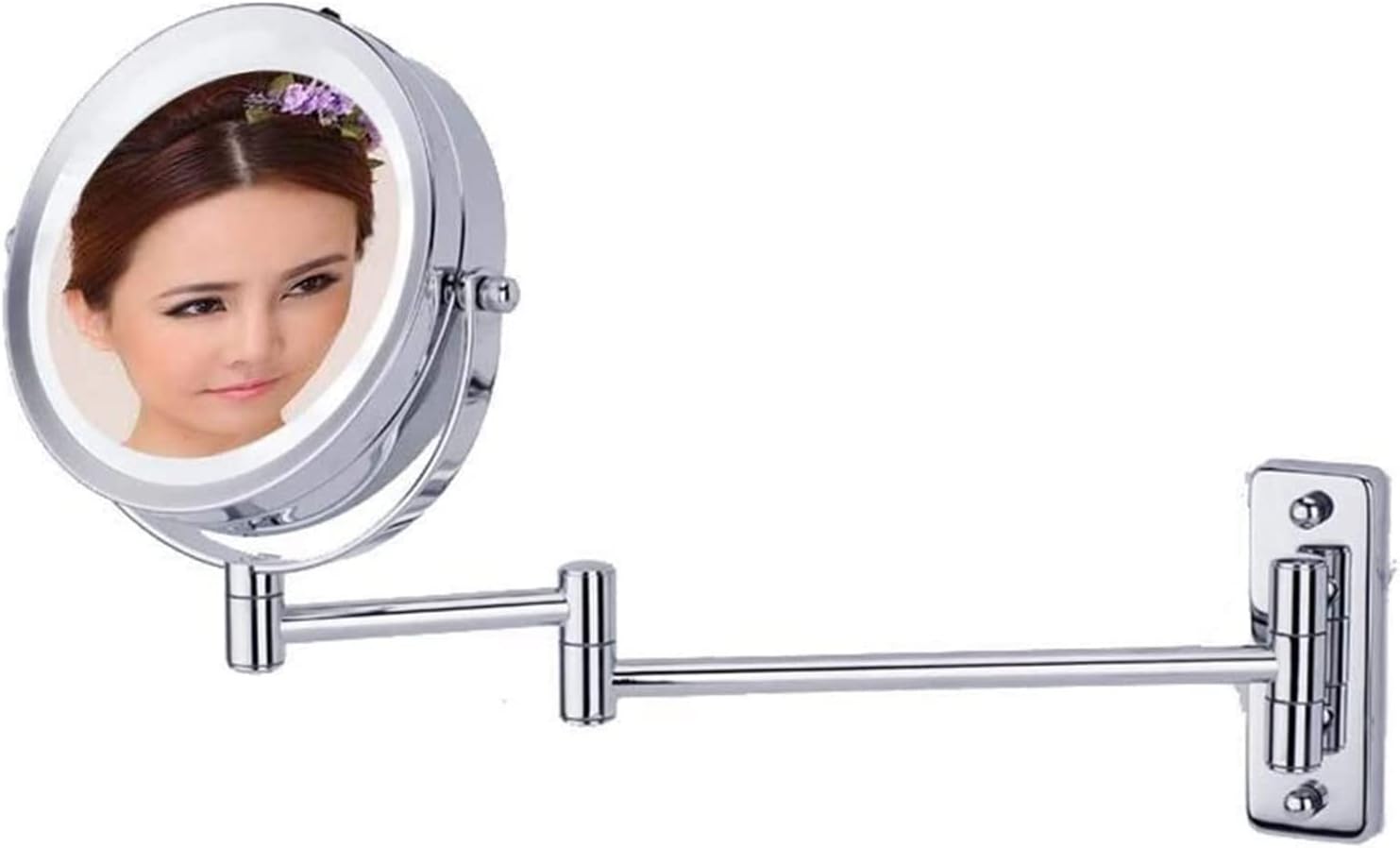 KARFRI Wall-Mounted Vanity Mirror with LED Light 1