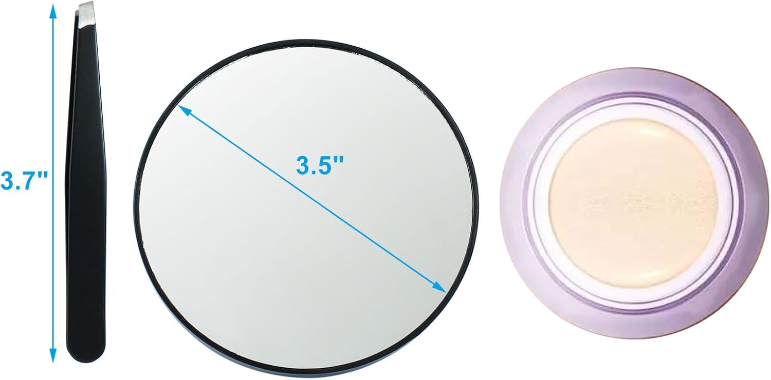 10X Magnifying Makeup Mirror for Travel and Touch-Ups