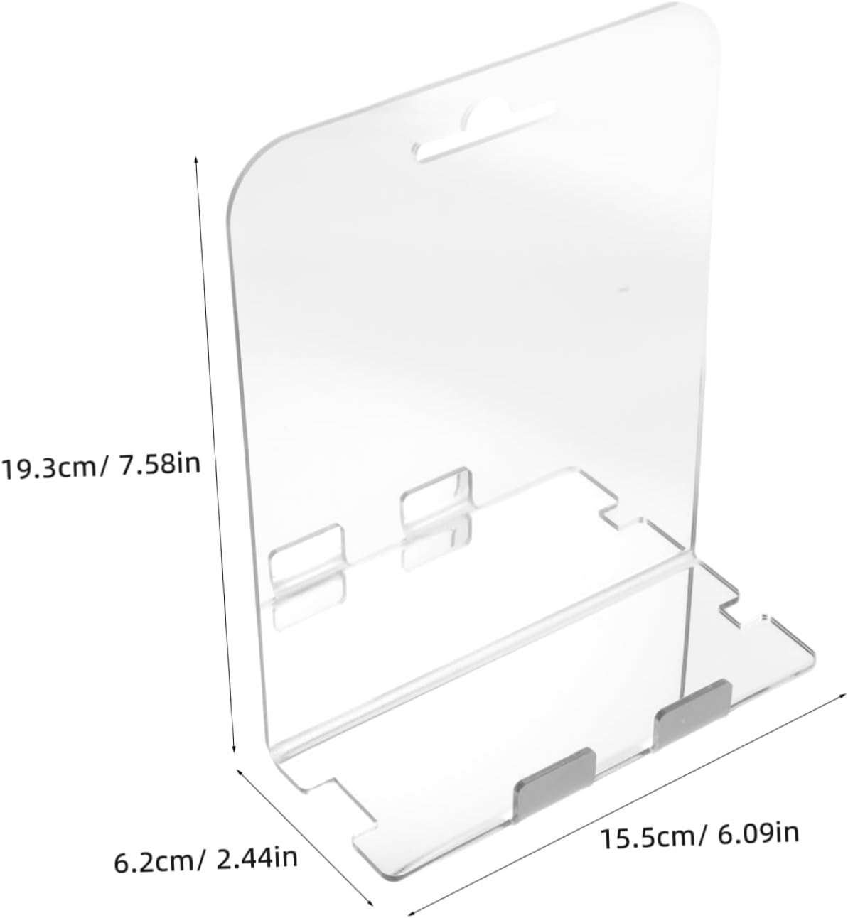 Fogless Mirror with Shelf Wall Mount Bathroom Accessory